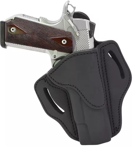 1791 Gunleather BH1SBLR BH1OWB 01 Stealth Black Leather Belt Slide Fits 4-5" 1911