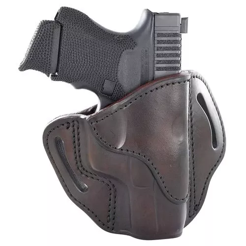 1791 Gunleather BH21SBRR BH2.1 OWB Size 2.1 Signature Brown Leather Belt Slide Compatible w/Glock 17/S&W M&P Shield/Springfield XD Right Hand