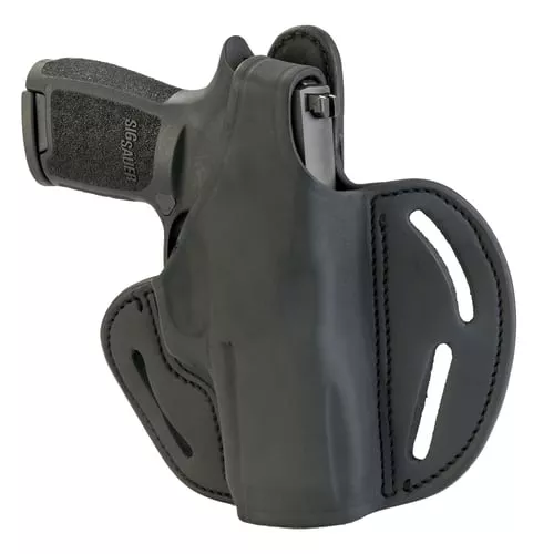 1791 Gunleather BHX5SSBLR BHXOWB 05S Stealth Black Leather Belt Slide Fits Sig P320 Carry/Springfield XD-M Compact