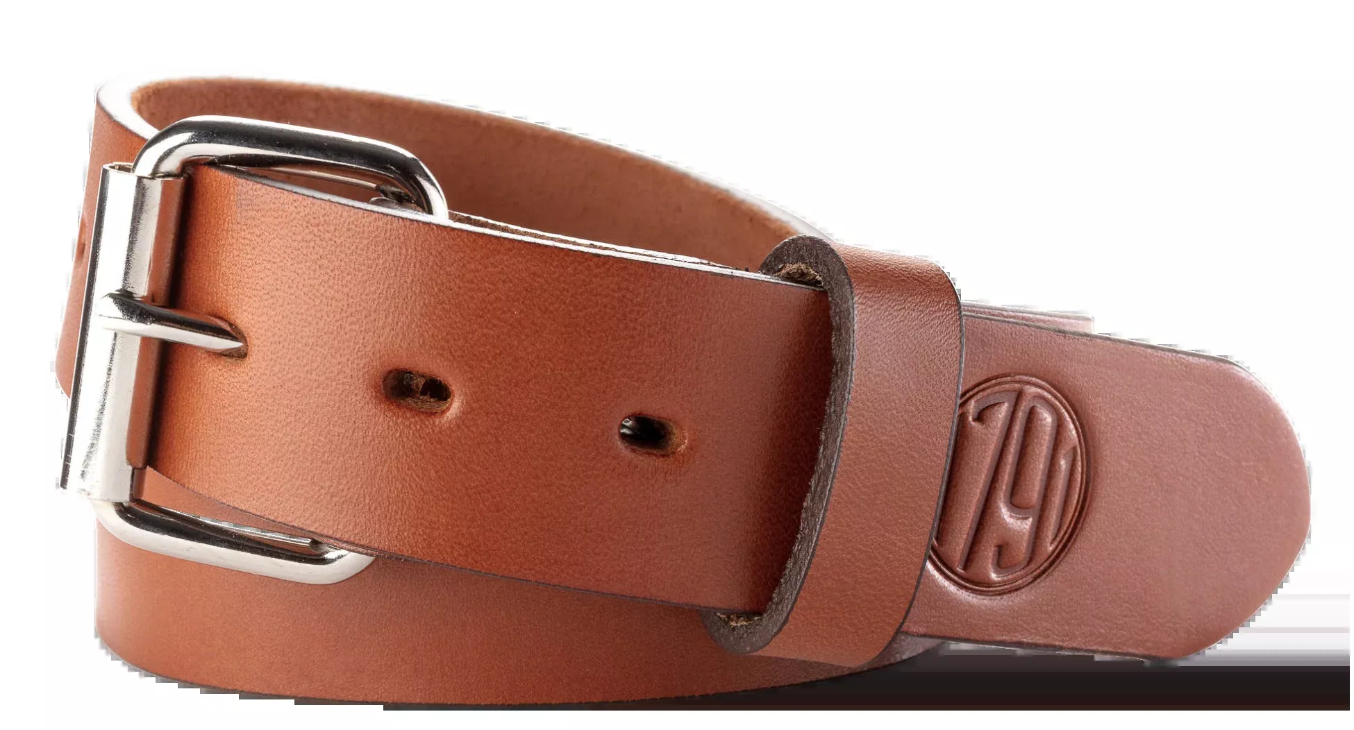 1791 Gunleather BLT-01 Gun Belt Classic Brown Leather 42/46 1.50" Buckle Closure