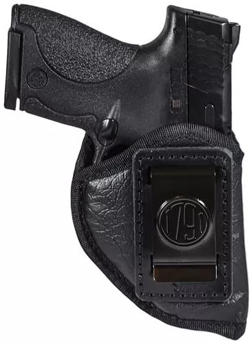 1791 Gunleather ECOSC1BLKRSub-Compact IWB Small Black Right Hand