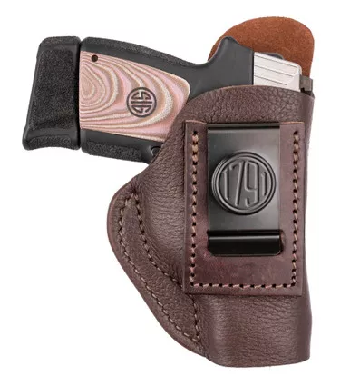 1791 Gunleather Fair Chase Inside Waistband Size 1 Holster - Right Hand, Brown Leather