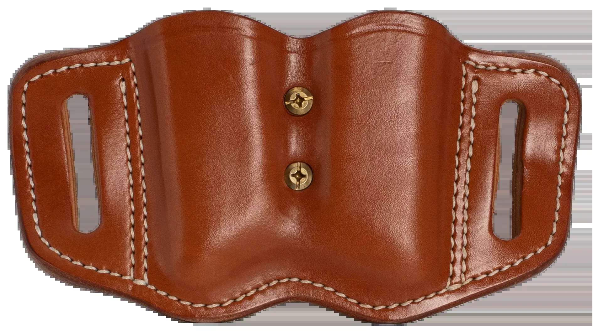 1791 Gunleather MAG-F 2.2 Double Mag Holster Double Stack Belt Slide Classic Brown Leather