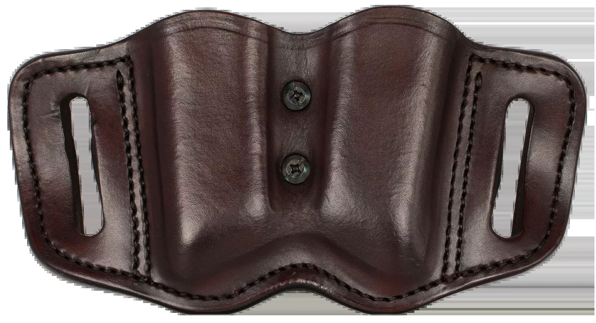 1791 Gunleather MAG-F 2.2 Double Mag Holster Double Stack Belt Slide Signature Brown Leather