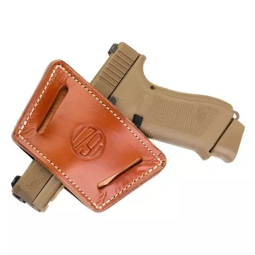 1791 Gunleather UIWCBRA UIWClassic Brown Leather IWB/OWB Subcompact to Large Frame Ambidextrous Hand