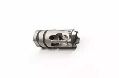 2A Armament T3 Titanium Compensator - 556NATO, 1/2 X 28 TPI, Bead Blasted 6AL-4V Titanium
