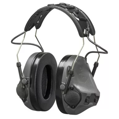 3M Peltor ComTac VIII Hearing Defender Tactical Electronic Earmuff Gray - MT14H418A-09 GE
