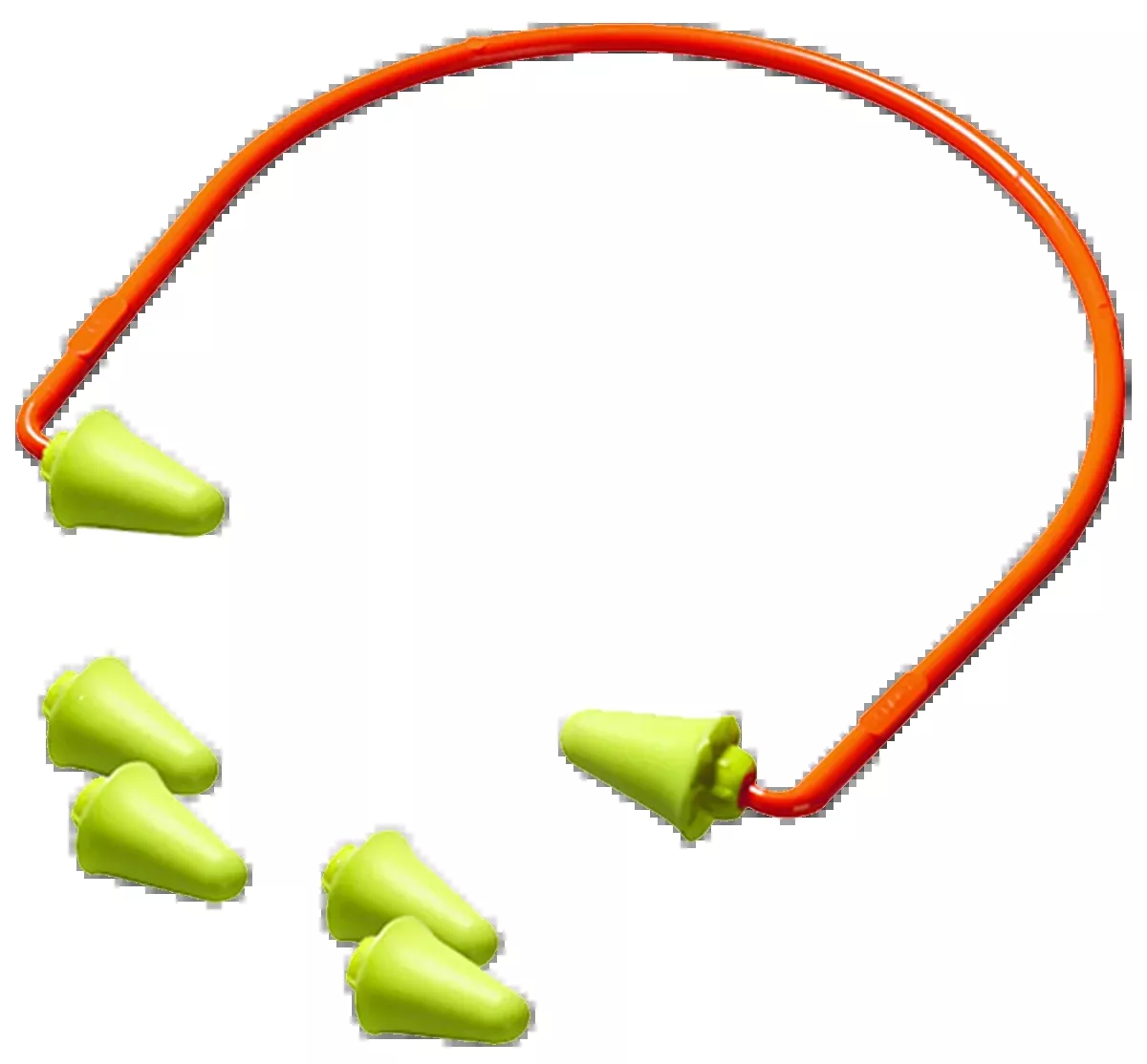 3M Peltor Sport 97065 Banded Earplugs 28 dB NRR Behind The Head Foam - Yellow / Orange