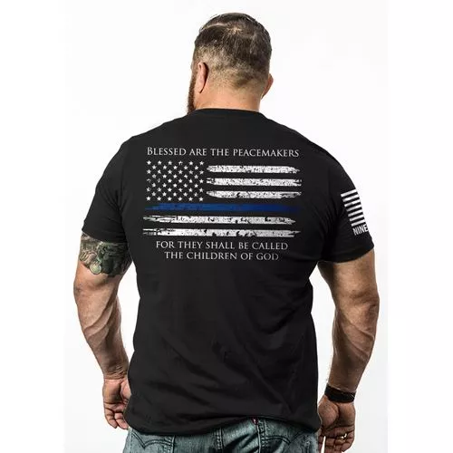 9 Line Men's T-Shirt Thin Blue Line
