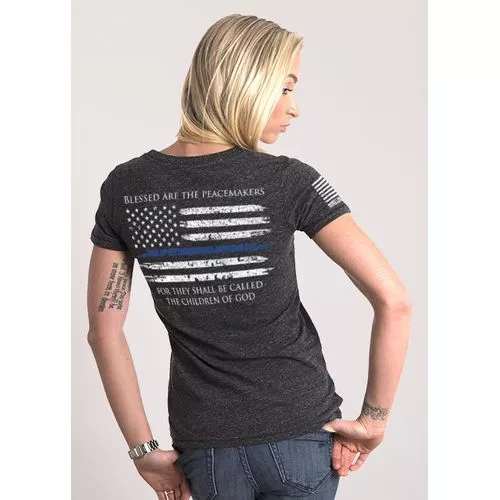 9 Line Women's Relaxed Fit T-Shirt - Thin Blue Line