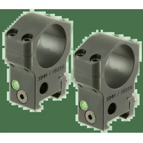Accu-Tac HSR-300 30mm Scope Rings Bubble Level Aluminum Black