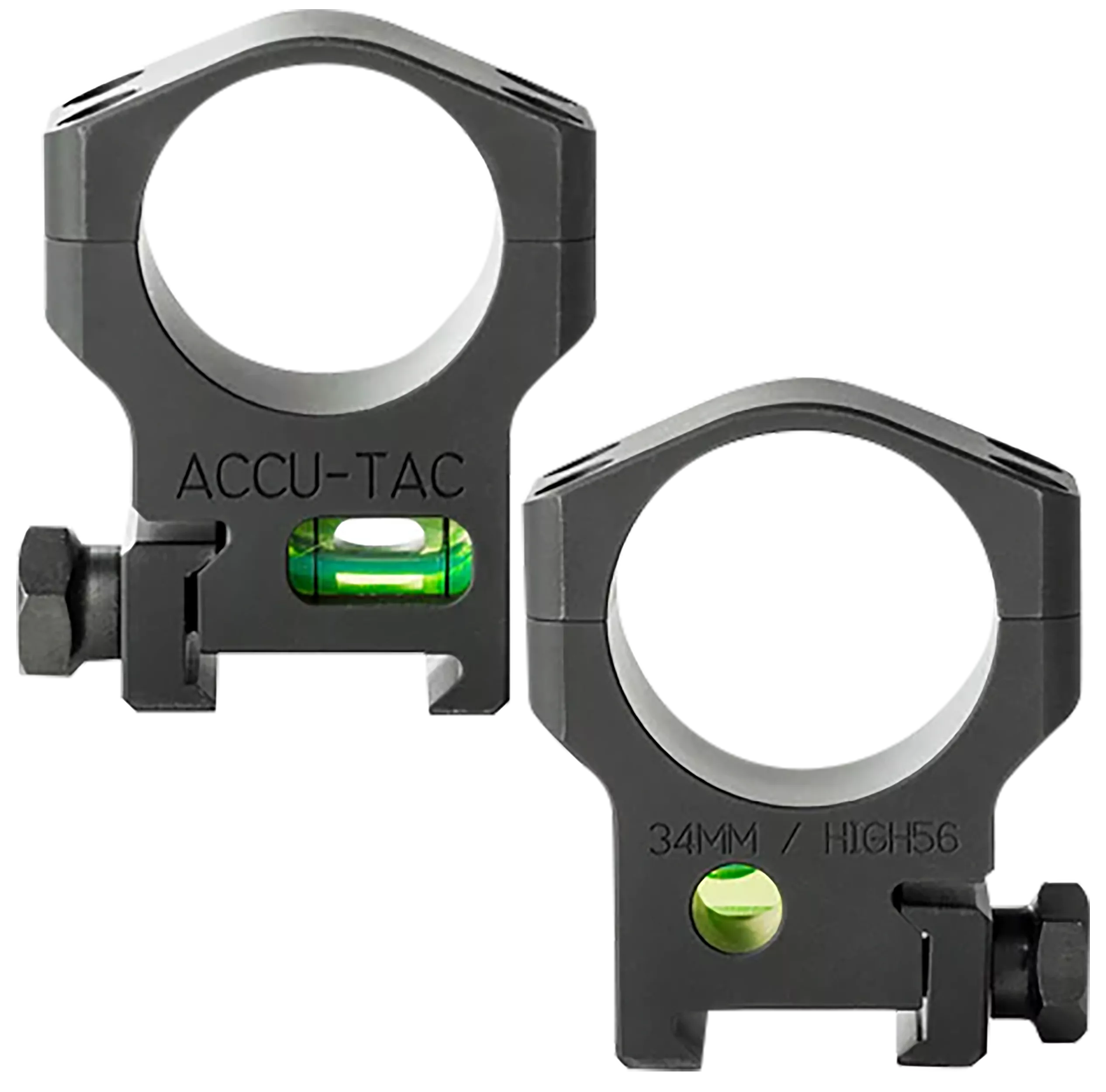 Accu-Tac HSR340 34 MM Scope RingsFlat Black