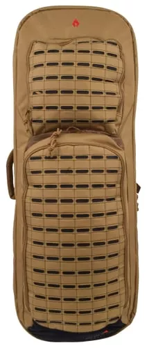Advance Warrior Solutions FR28RBPBL/GR Frame28" L Backpack with Side Handle, Black Polyester for Tactical Rifle, Molle Front