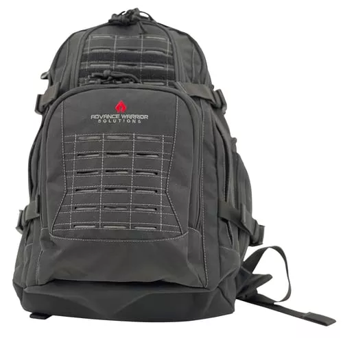 Advance Warrior Solutions S3DBPBL Spear 3 DayBackpack, Black Polyester with Molle Front
