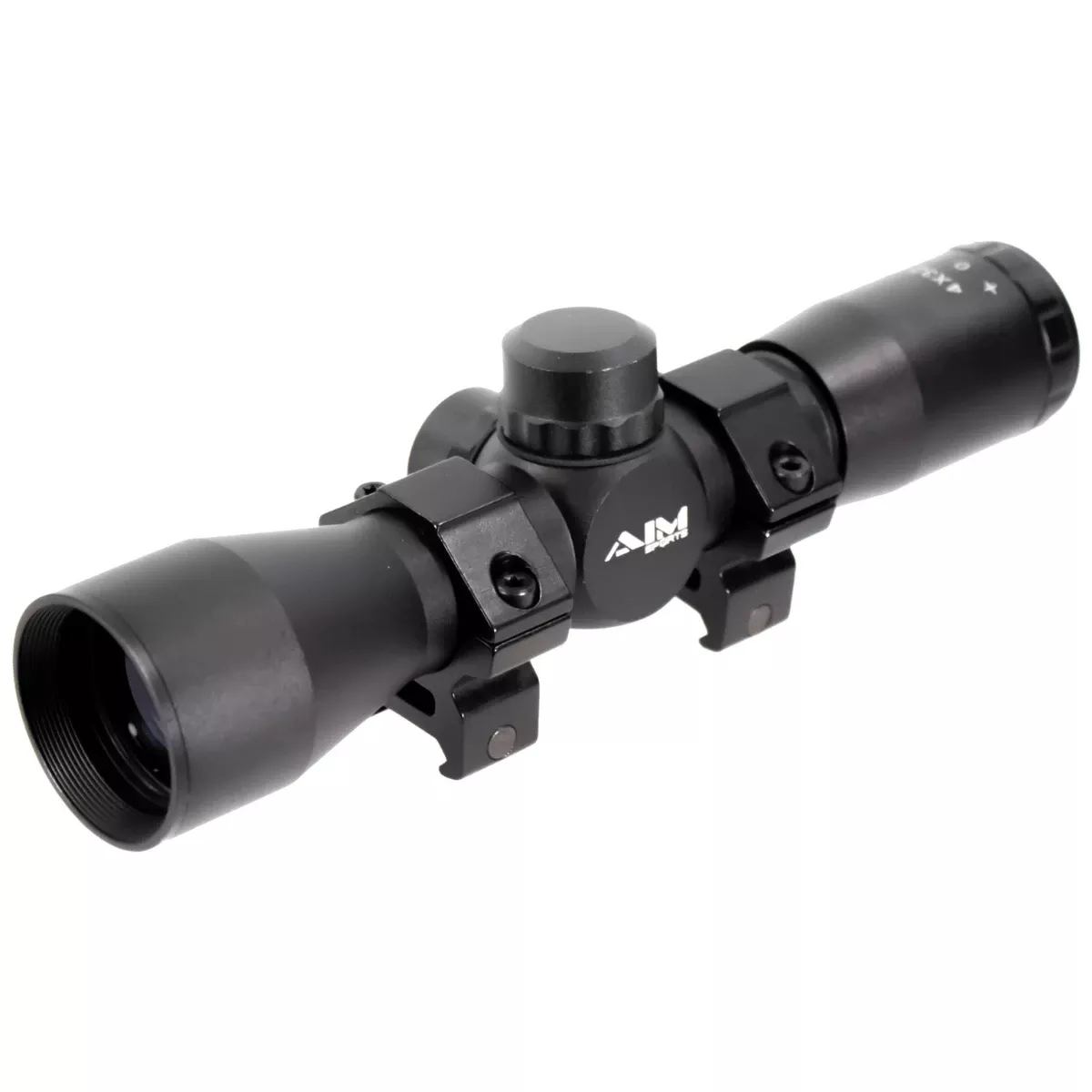 Aim Sports Tactical 4x32 Compact Mil-Dot Scope w/Rings - JTM432B