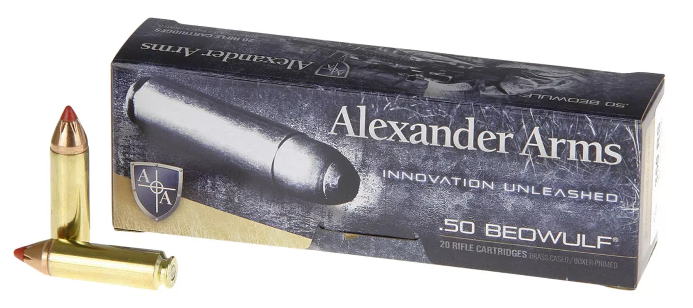 Alexander Arms AB300FTXBOX FTX50Beowulf 300gr Hornady FTX 20 Per Box/10 Case