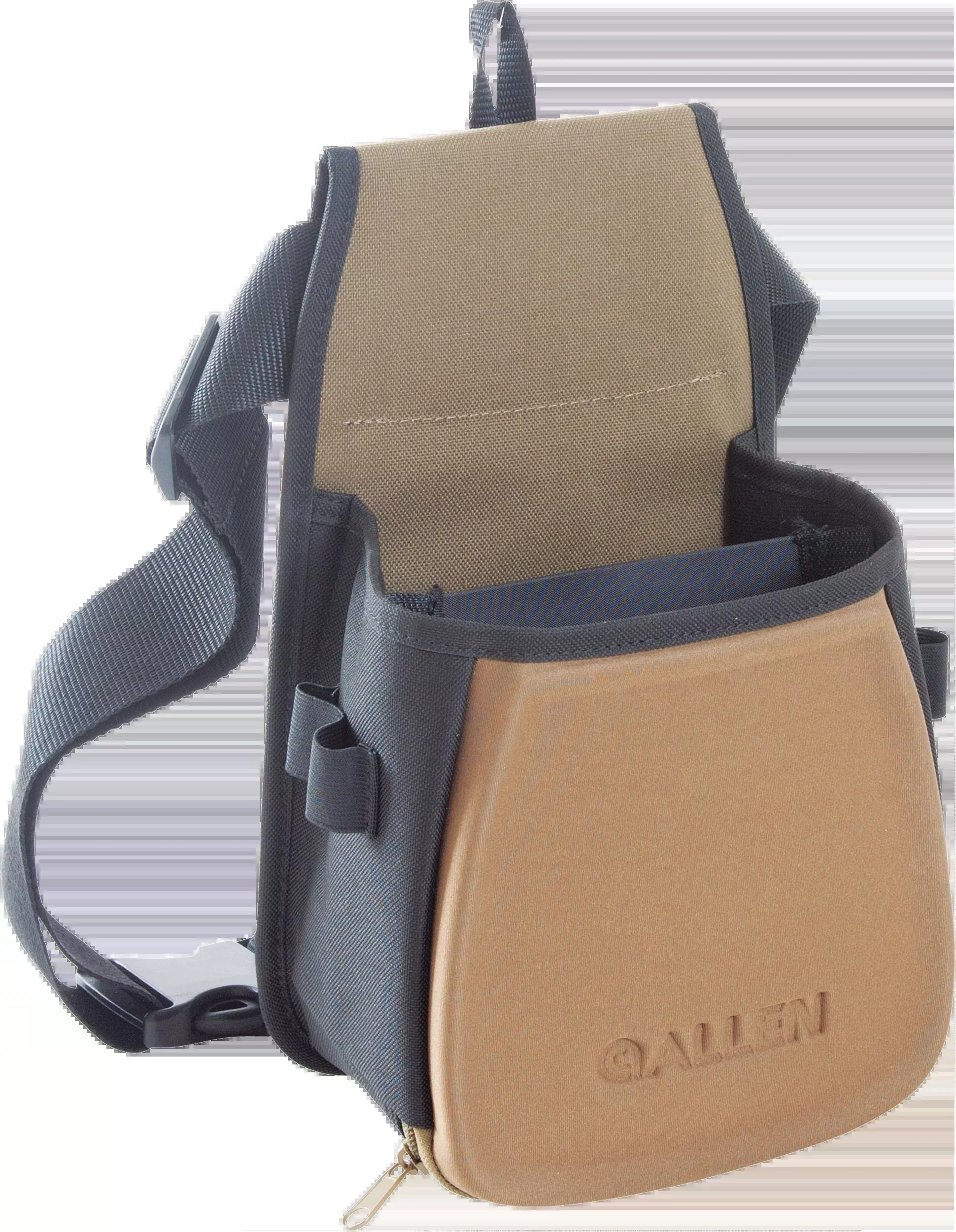Allen 8303 Eliminator Basic Double Compartment Shooting Bag Black/Tan 7" x 4.75" x 12"