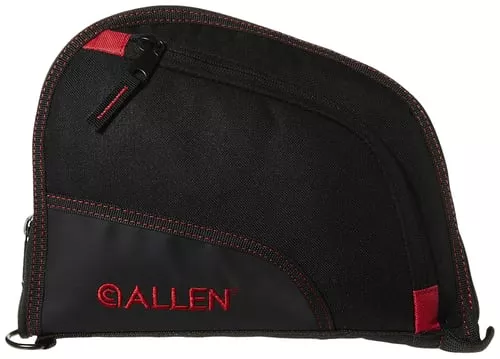 ALLEN CASE AUTO-FIT 9 HANDGUN BLACK RED