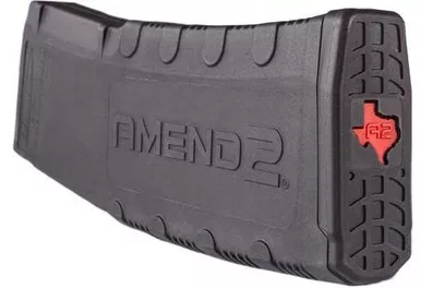 AMEND2 Texas Special Edition Mod-2 30 Round .223 Rem/5.56 Magazine -Fits AR Rifles, Polymer, Black