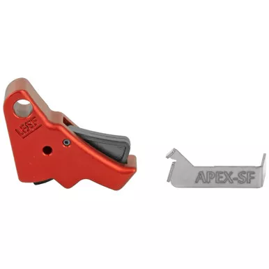 Apex Tactical Action Enhancement Kit for Slim Frame Glock (No Trigger Bar) - Red Trigger -G43, G43X, G48