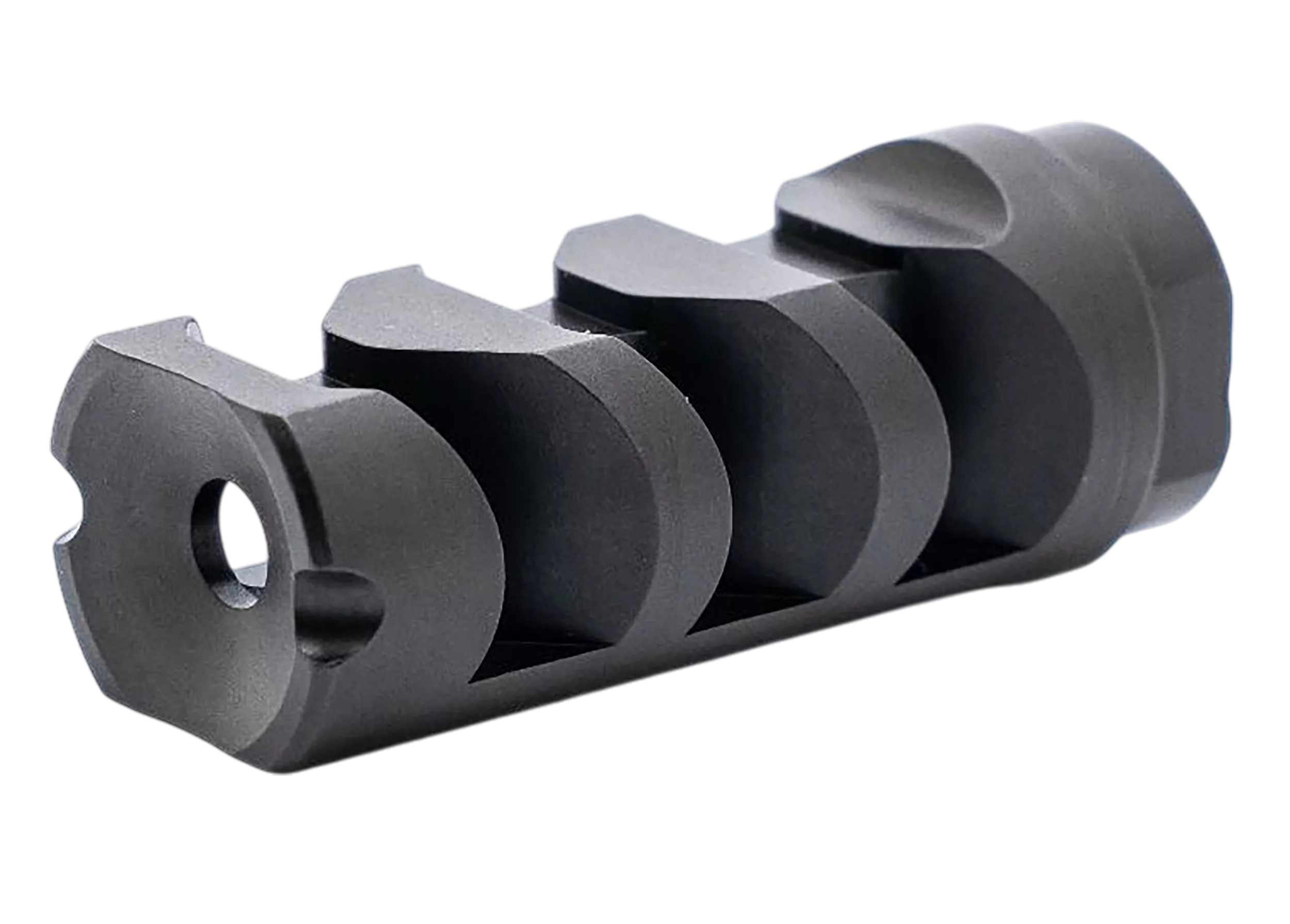 Armaspec ARM191-BLK Muzzle Brake Fireball Black Nitride 1/2"x28 Threads 223/5.56