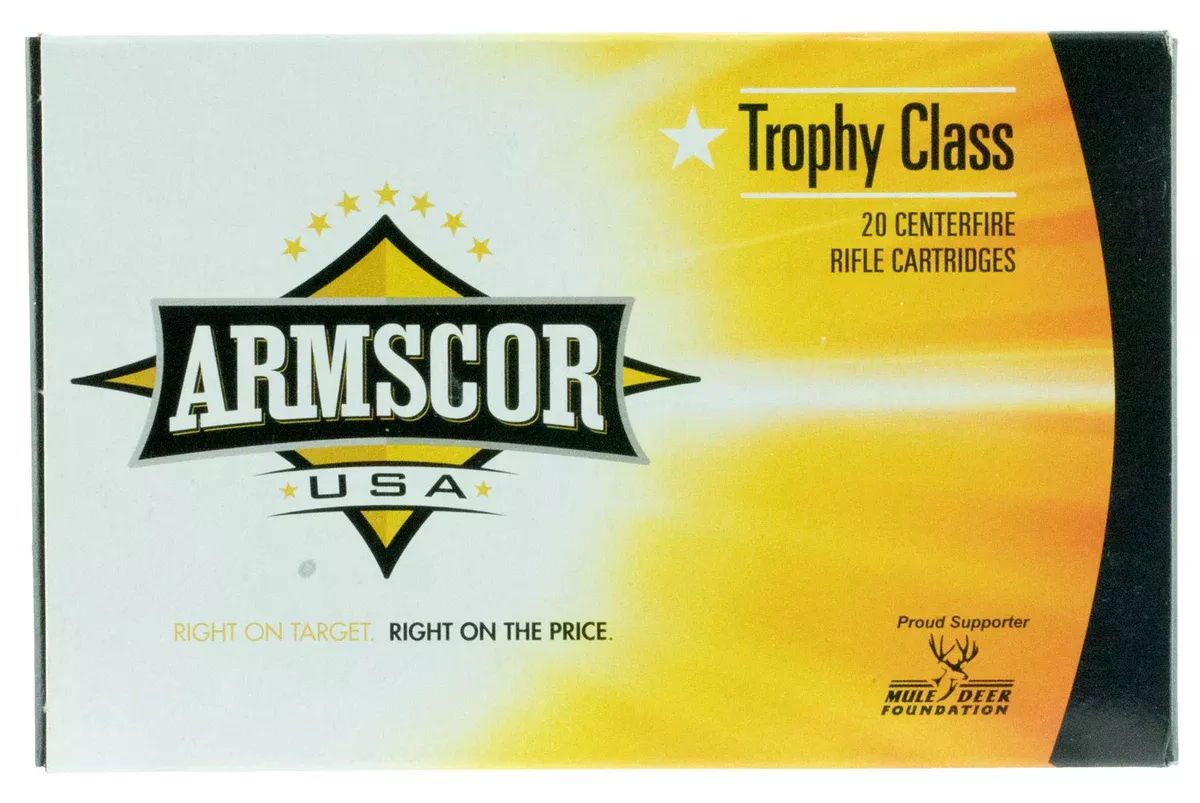 Armscor FAC3006165GR USA30-06 Springfield 165 gr AccuBond 20 Per Box/8 Cs