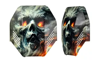 AXIL MX CSTM+ Earmuff Plate Set, Apocalypse, Quick-Swap Tool-Free, Fits MX Series MX-PLT-APOC