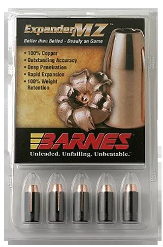Barnes Bullets Expander MZ 45 Cal Muzzleloader 195gr Hollow Point Sabot 15rd/Box