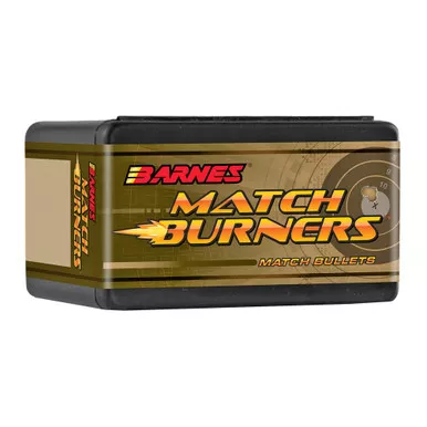 Barnes Bullets MATCH BURNER Reloading Bullets - .243/6MM, 100 Count, 112Gr, Match Burner Boat Tail