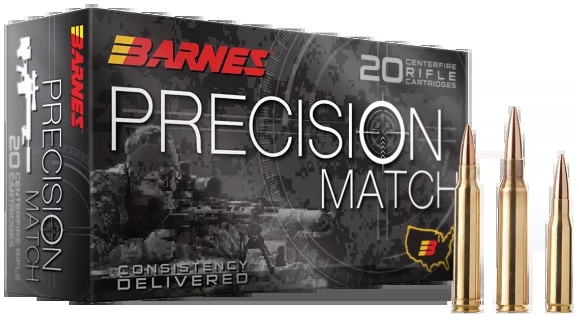Barnes Bullets Precision Match 6.5 PRC 145gr Open Tip Match Boat Tail - Box or Case