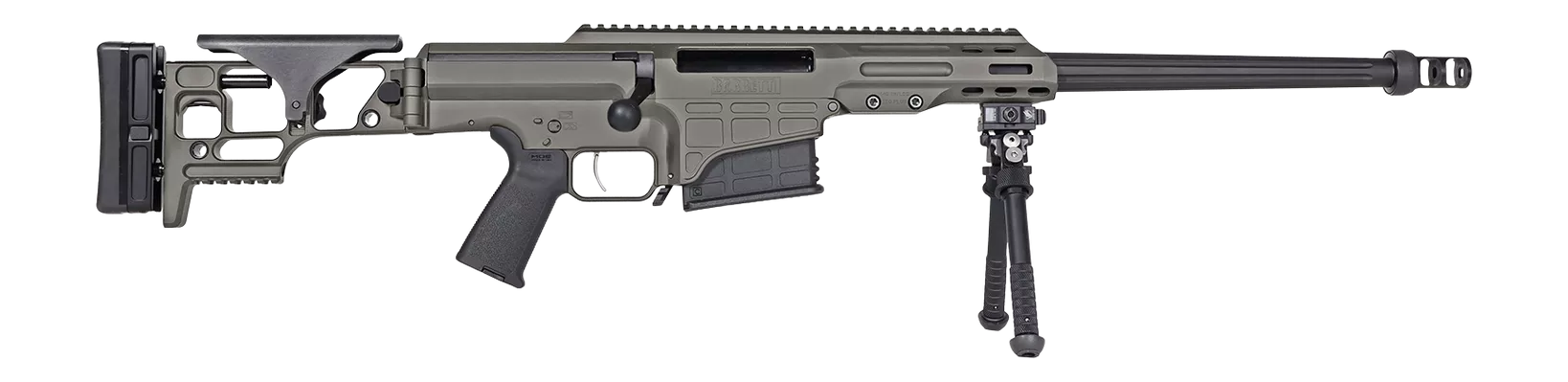 Barrett 20169 MRAD Covert 6.5 Creedmoor 10+1 17" Black Match Grade Fluted Barrel, Tungsten Gray Cerakote Aluminum Receiver w/Picatinny Rail, M-LOK Handguard, Side Folding w/Adj Comb Black Polymer Stoc