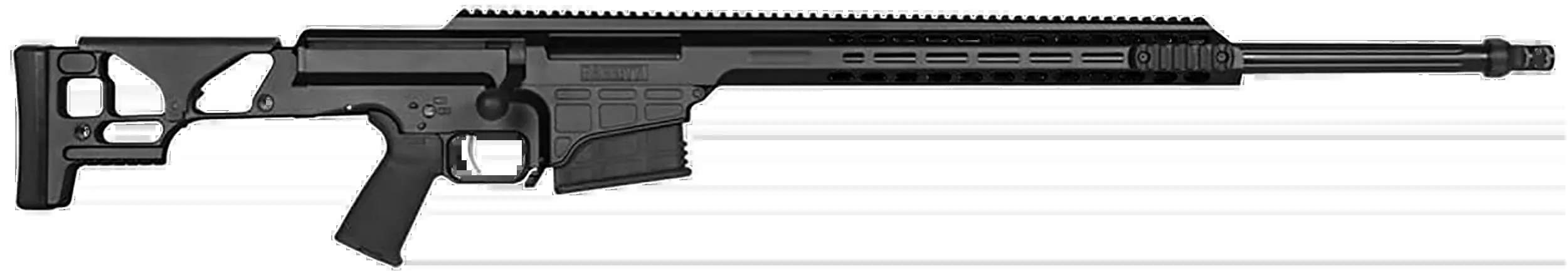 Barrett MRAD SMR .308 Win 24" 10+1 Bolt Action Rifle - Black Cerakote - Fixed Adj Comb Stock