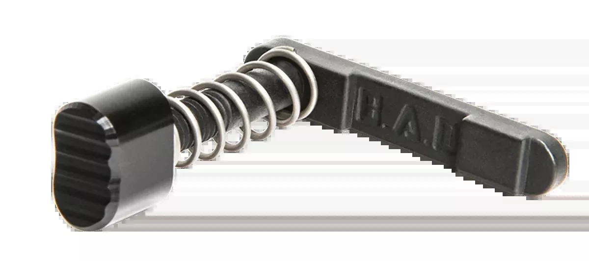 Battle Arms Development Enhanced Magazine Release Kit for AR-15/AR-10, Black Phosphate BADMRKPK2
