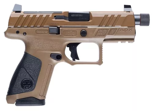 BERETTA APX A1 TAC 9MM 4.2" 17RD FDE