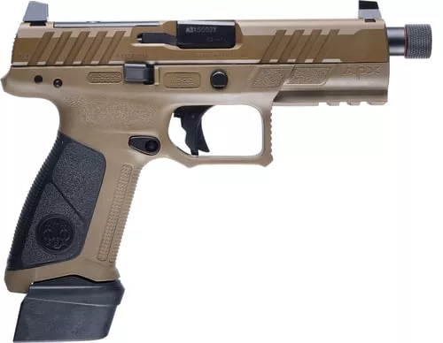 BERETTA APX A1 TAC 9MM 4.8" 21RD FDE