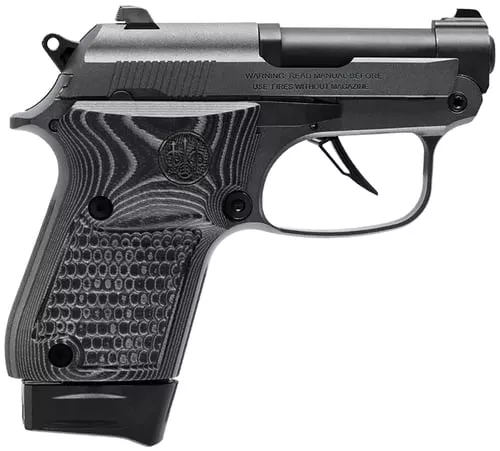 Beretta USA J20X22R8 20X Bobcat Youre On Your Own 22 LR 8+1 2.40" Black Steel Barrel, Gray Cerakote ELS/Serrated Steel Slide, Black Polymer Frame w/Beavertail, Helica Texture Grip