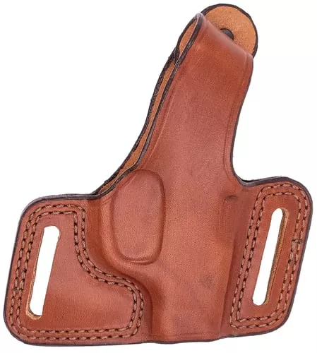 Bianchi 12839 Black WidowOWB Size 02 Tan Leather Belt Slide Fits Ruger Security-Six Fits S&W K Frame 2-4" Right Hand