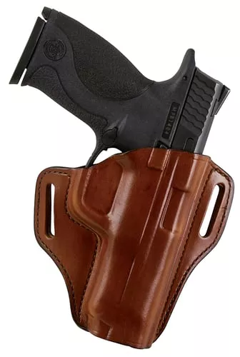 Bianchi 25052 57 RemedyOWB Size 01 Tan Leather Belt Slide Fits S&W J Frame Fits S&W 36 Fits S&W 640 Right Hand