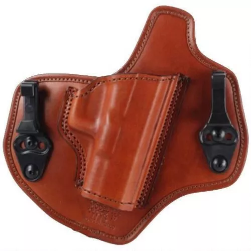 Bianchi Model 135 Suppression S&W M&P Shield 9/40 Inside Waistband Holster Leather Right Hand Tan