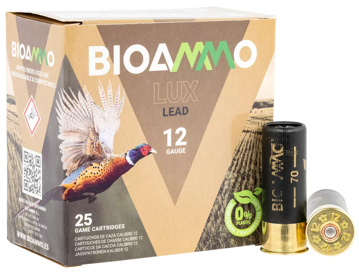 Bioammo BL2880 Lux12 Gauge 2.75" 1 oz 8 Shot 25 Per Box