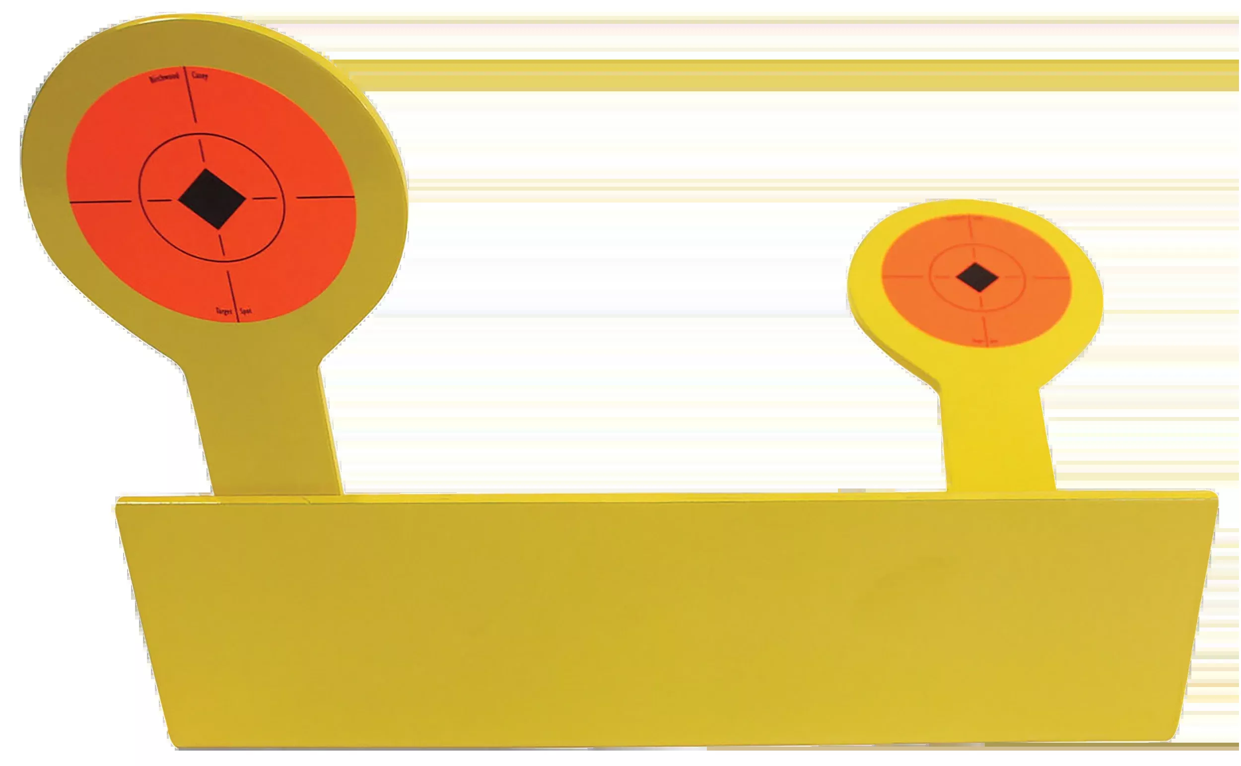 Birchwood Casey World of Targets Bushwacker Rimfire Pistol/Rifle Black/Orange AR400 Steel Target
