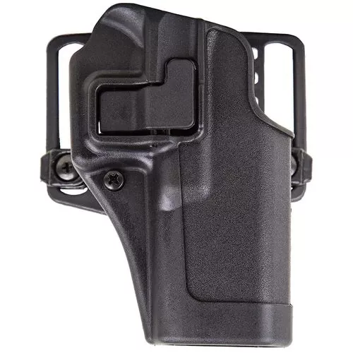 Blackhawk 410509BKR Serpa CQC OWB Size 09 Matte Black Polymer Belt Loop/Paddle Fits HK USP Compact/P2000 Right Hand
