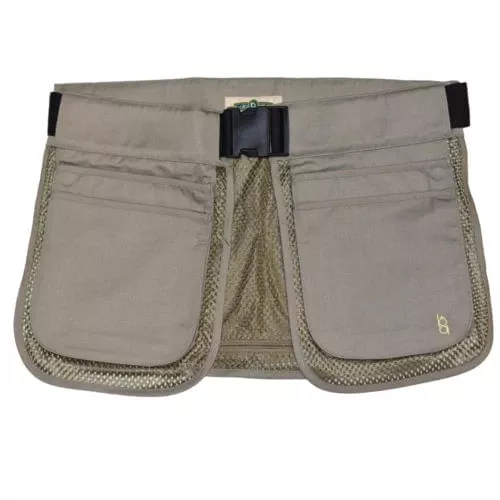 Bob Allen Belted Half Vest Khaki