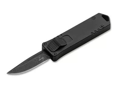 Boker Plus USB OTF Black - 1.77" D2 Black Stonewash Blade,Black Handle