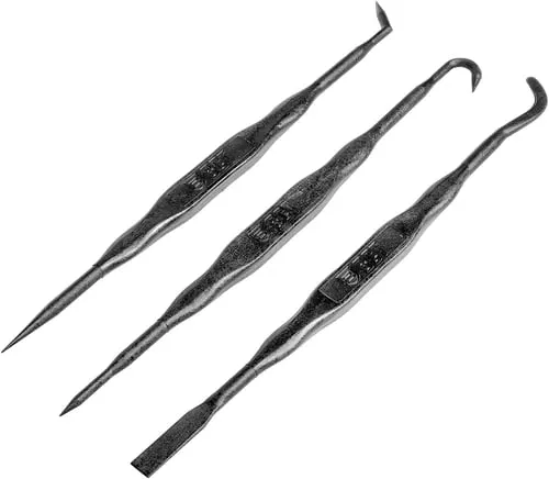 Breakthrough Double Ended PicksFiber Reinforced Polymer 3 pack with Vinyl Pouch