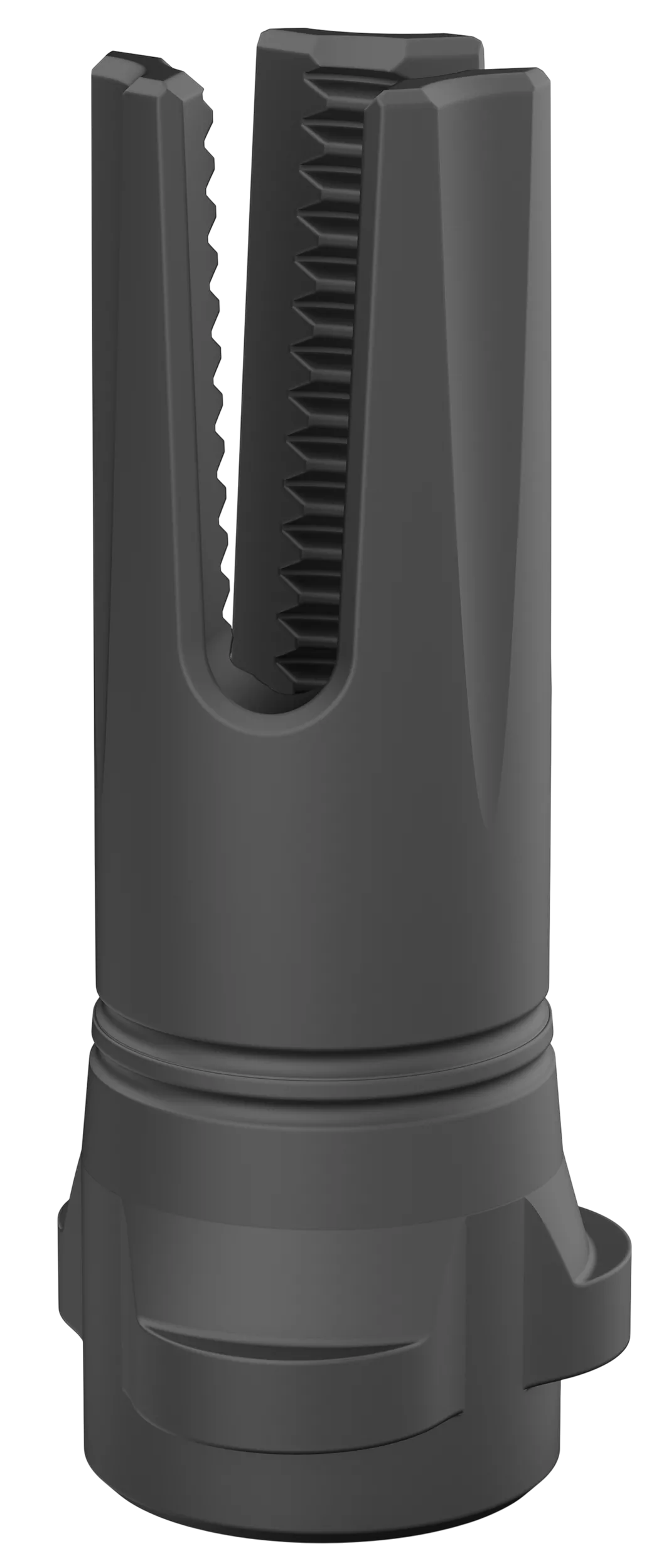 Breek Arms BRK4315 Scorch 3-Prong Flash Hider Black Nitride Steel 1/2"x28 Threads 223 Cal/5.56mm Compatible w/ Breek-LOK 3QD