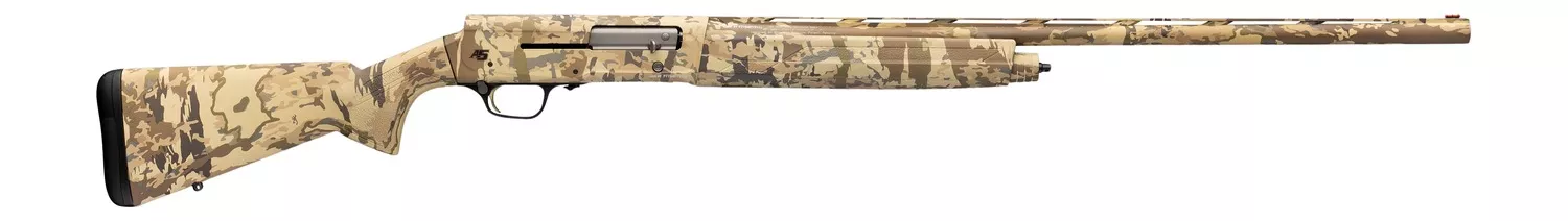 Browning 0119406005 A520 Gauge Semi-Auto 3″ 3- 2.75″ Shells 26″ Overall Auric Camo Vent Rib Barrel, Aluminum Alloy Receiver & Adjustable AURIC Camo Synthetic Stock