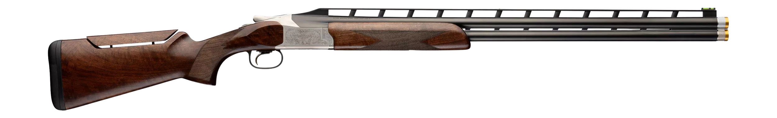 Browning 0184213003 Citori 825 Plus Sporting 12 Gauge Break Open 3" 2rd 30" Matte Blued Over/Under Vent Rib Barrel, Engraved Silver Nitride Steel Receiver, Adj Comb Gloss American Walnut Stock, Right