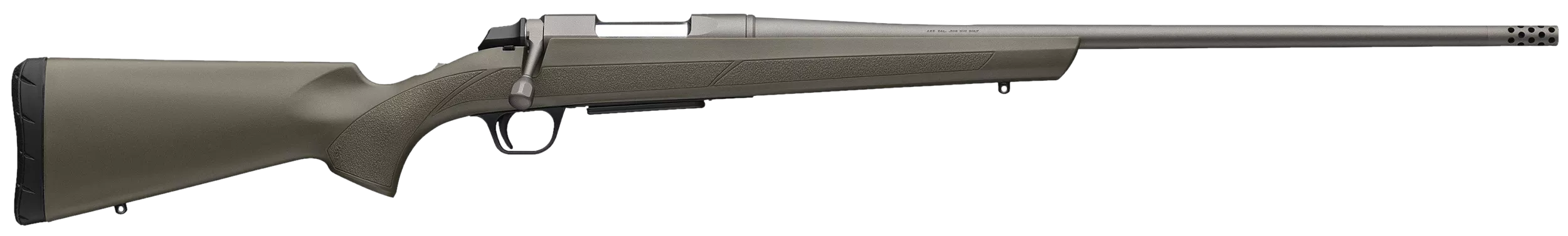 Browning 035842298 AB37mm PRC 3+1 24" Tungsten Cerakote Threaded Sporter Barrel & Steel Drilled & Tapped Receiver, OD Green Fixed w/Textured Grip Panels Synthetic Stock, Right Hand