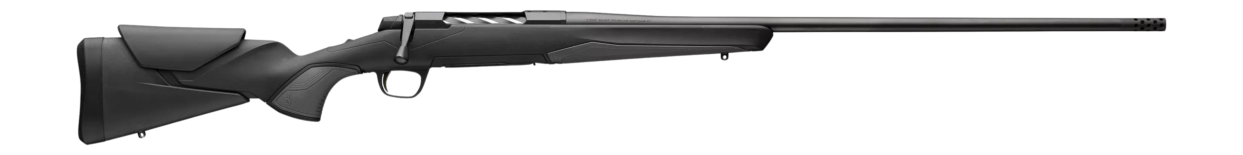 Browning 0360032006 X-Bolt 2 Hunter Full Size 22 Creedmoor 4+1 22" Matte Black Threaded Barrel, Steel Drilled & Tapped Receiver, Black w/Overmolding Adj Vari-Tech Synthetic Stock, Right Hand